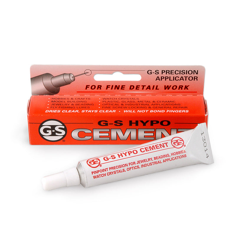 G-S Hypo Cement adhesive for plastic, fibre, stones, pearls and ceramics 9ml
