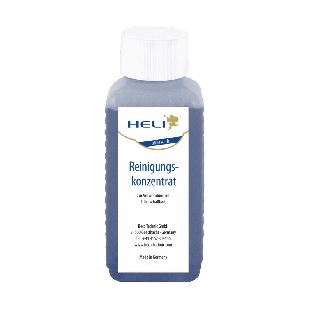 Heli cleaning concentrate for jewelry and watches in ultrasonic unit 1:20, 100 ml