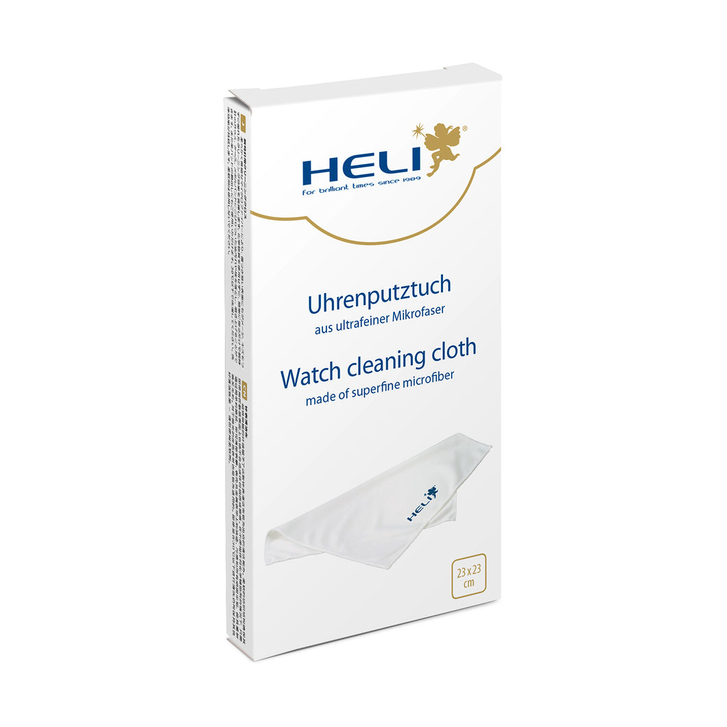 Heli microfiber cloth for cleaning watch glasses, cases and bracelets 23 x 23 cm
