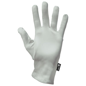 Heli presentation gloves, microfiber, silver-gray, size L, 1 pair for watchmakers and jewellers