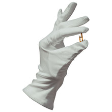 Load image into Gallery viewer, Heli presentation gloves, microfiber, silver-gray, size L, 1 pair for watchmakers and jewellers
