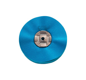 Merard polishing wheel for pre-polishing N° C9N, blue cotton, Ø 120 mm, 48 folds for watchmakers