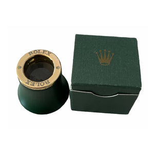 New Rolex green eyeglass loupe for watchmakers or collectors
