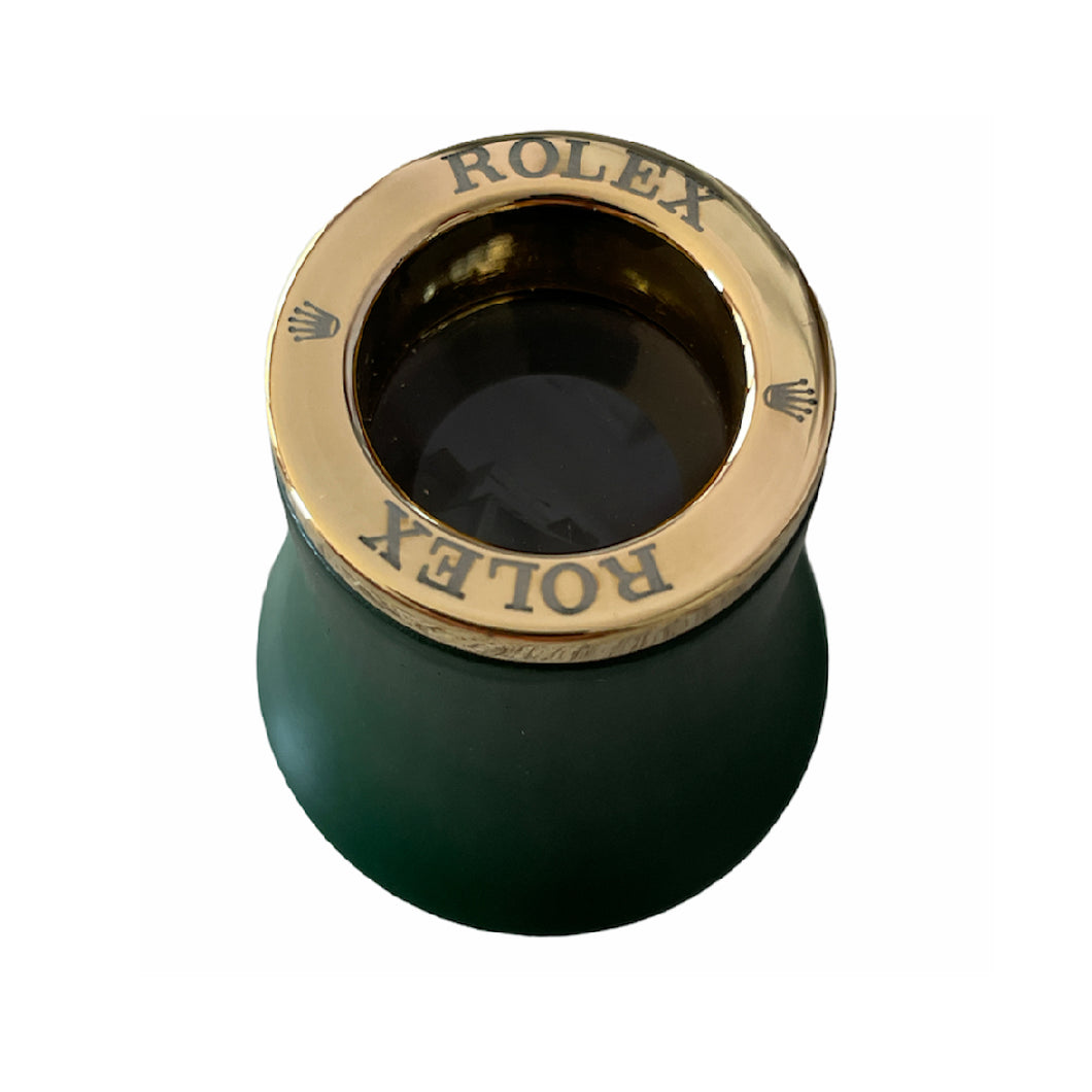 New Rolex green eyeglass loupe for watchmakers or collectors