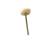 Load image into Gallery viewer, Round cotton soft small polisning brushes, mounted 21mm
