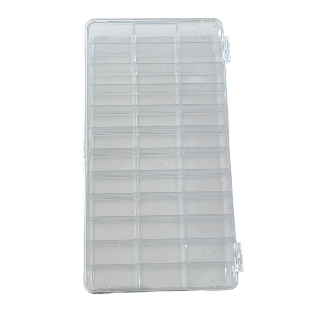 Selection box with hinged lid 36 compartments