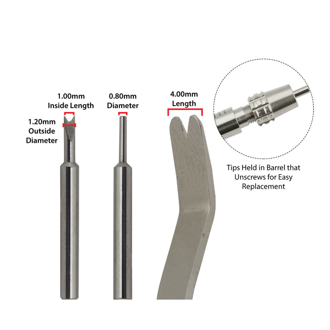 Stainless steel spring bar tool for watch straps Bergeon 8111