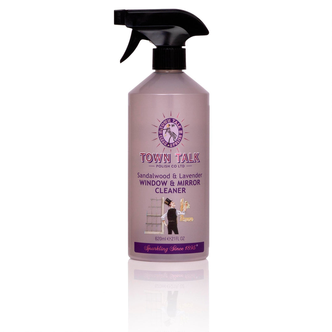 Town Talk sandalwood and lavender window and mirror cleaner for home or office  620 ml