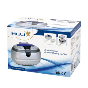 Ultrasonic cleaner for jewelry and watches cleaning in retail and home environments Heli 600 ml