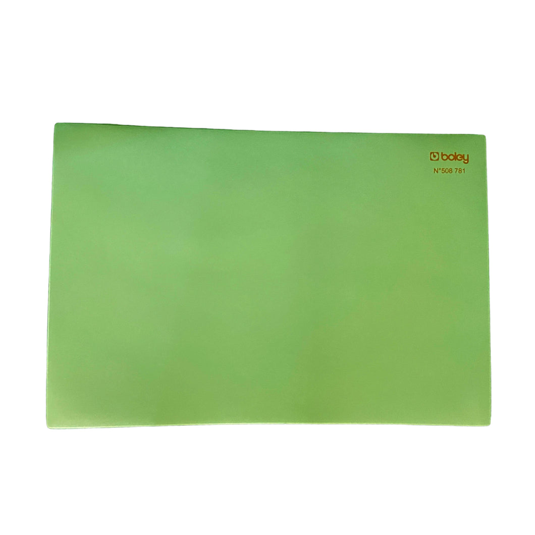 Watchmaker bench mat of green soft plastic Boley
