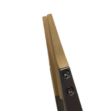 Load image into Gallery viewer, Watchmaker wooden tips tweezer Boley Form F for sensitive components 130 mm
