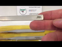 Load and play video in Gallery viewer, Bergeon 7024-AA stainless steel tweezers for watchmakers 120 mm
