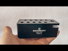 Load and play video in Gallery viewer, Bergeon 7902-S watchmaker stand alone base for precision screwdriver
